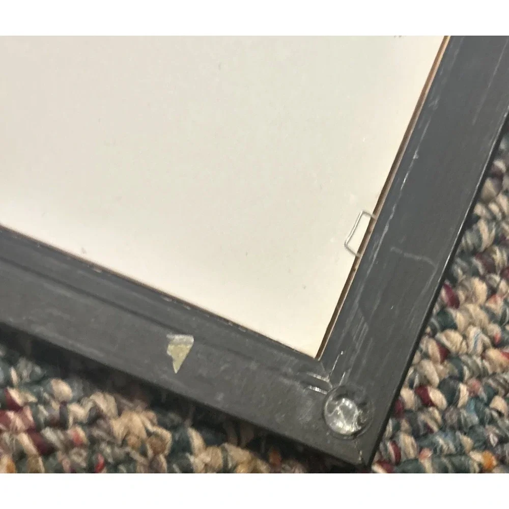 Square Frame With Bulk And White Checkered Mat Frame 17x 17 Sq Mat 10x10 Picture